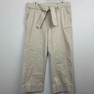 Tommy Hilfiger Jeans Khaki Cropped Pants Size 8 EUC
